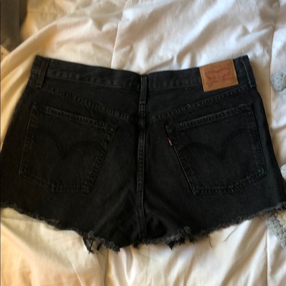 Black Levi’s Jean shorts - Picture 2 of 4